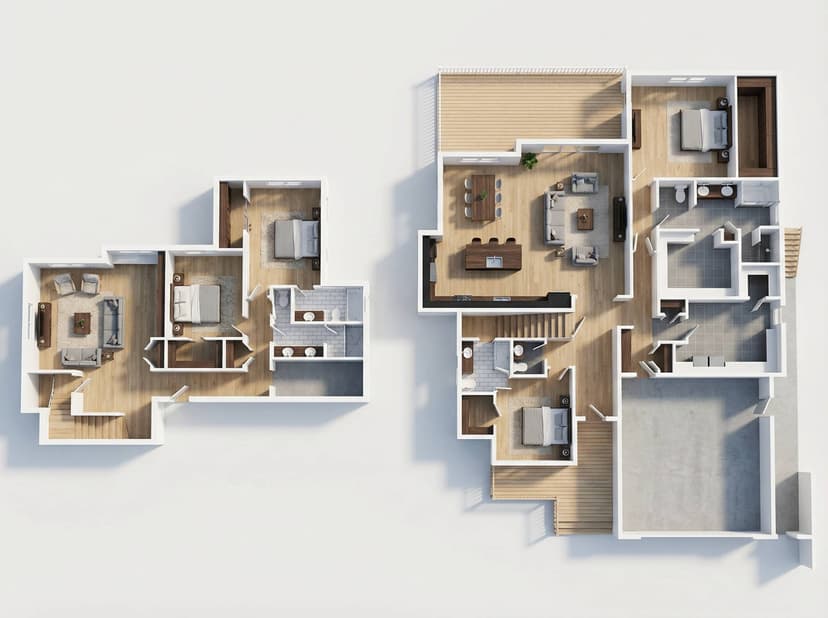 AI 3D Floor Plan Generator - Convert 2D Blueprints to 3D | Lumely